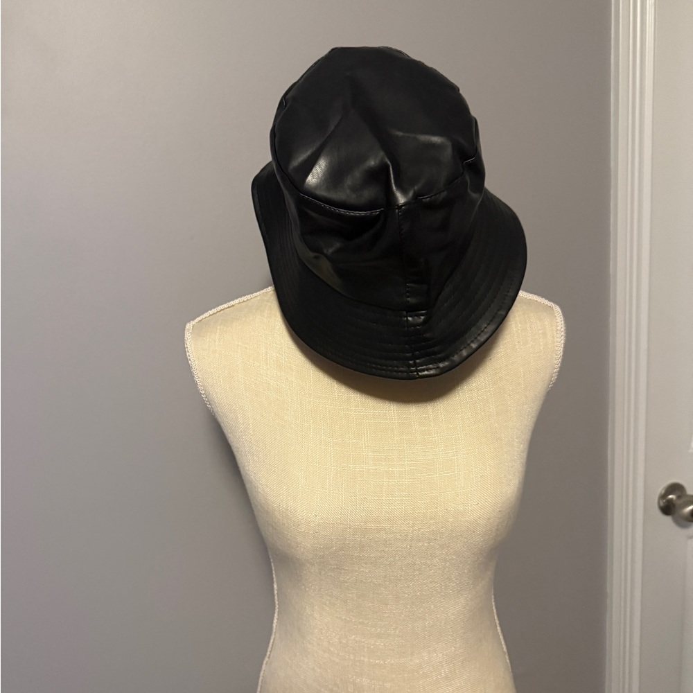 Torrid Vegan leather Black Bucket Hat